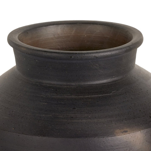 Kyland Vessel - Aged Black Terracotta