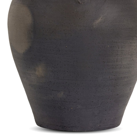 Laith Vessel - Aged Black Terracotta