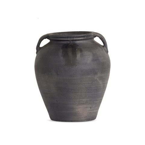 Laith Vessel - Aged Black Terracotta