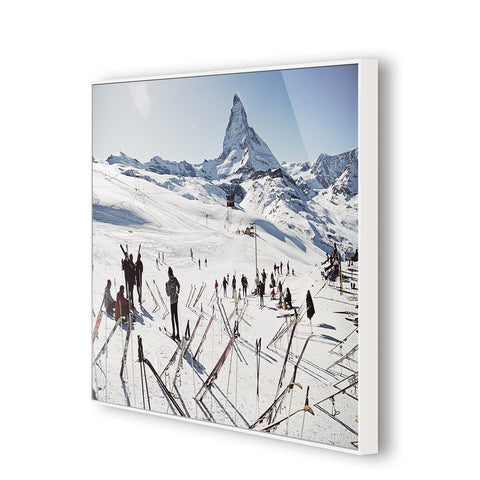 Zermatt Skiing I by Slim Aarons