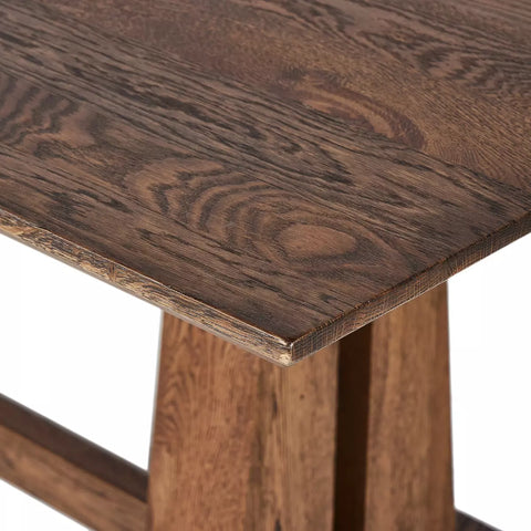 Ashwin Dining Table - Brown Oak