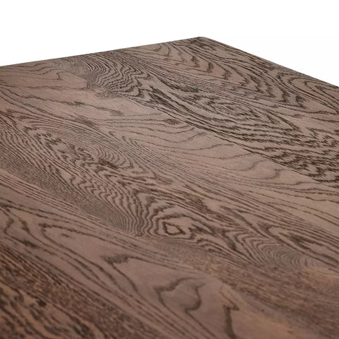 Ashwin Dining Table - Brown Oak