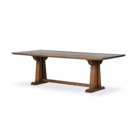 Ashwin Dining Table - Brown Oak