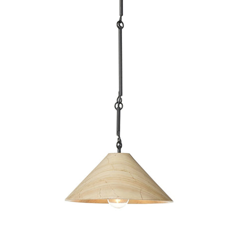 Concetta Pendant - Ecru Marble Solid