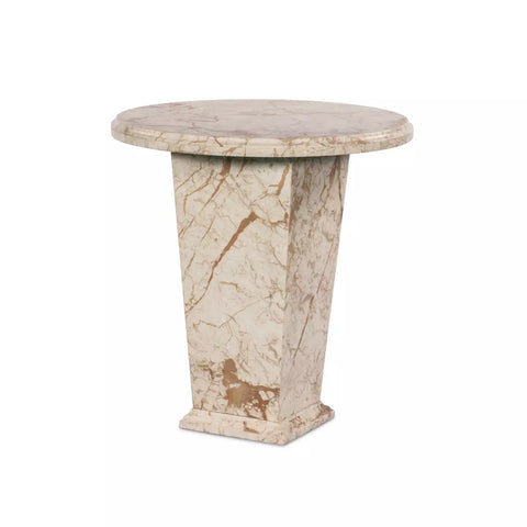 Eslo End Table - Desert Taupe Marble