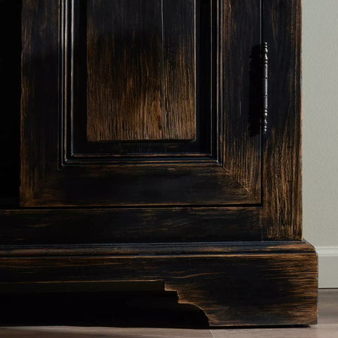 The Johnny Walker Doors Cabinet - Distressed Black