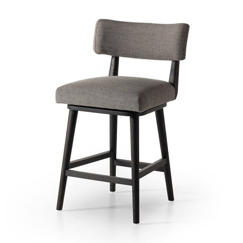 Cardell Swivel Counter Stool - Alcala Nickel