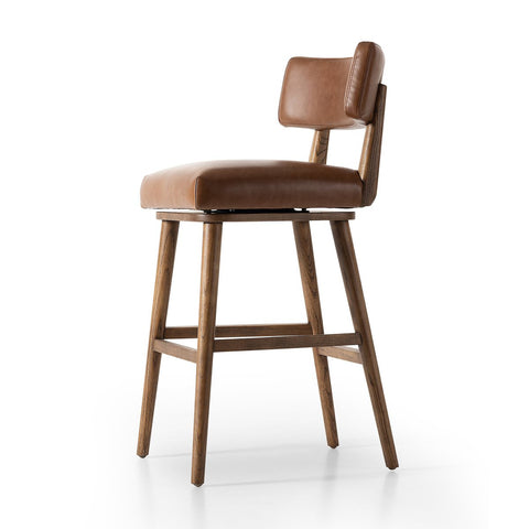 Cardell Swivel Bar Stool - Sonoma Chestnut