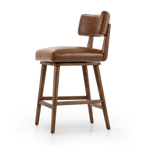Cardell Swivel Counter Stool - Sonoma Chestnut