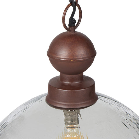 Bradford Pendant - Faceted Clear Glass