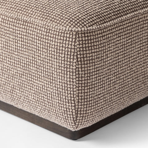 Sinclair Square Ottoman 21" - Barrow Taupe