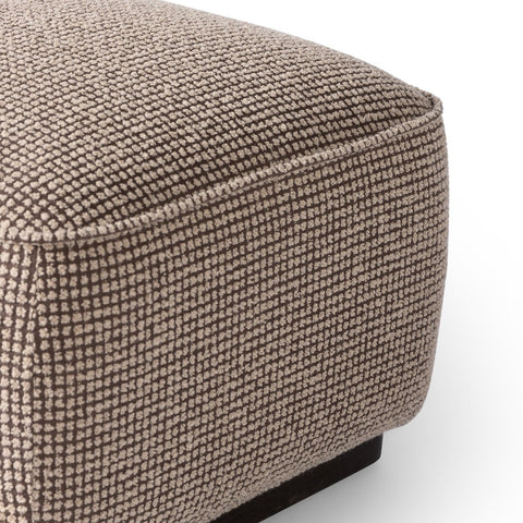 Sinclair Square Ottoman 21" - Barrow Taupe