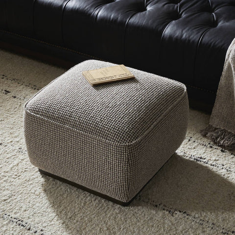 Sinclair Square Ottoman 21" - Barrow Taupe