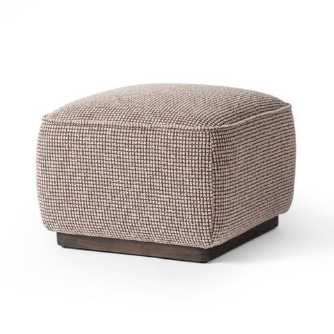 Sinclair Square Ottoman 21" - Barrow Taupe