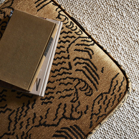 Sinclair Square Ottoman 21" - Balkan Ochre