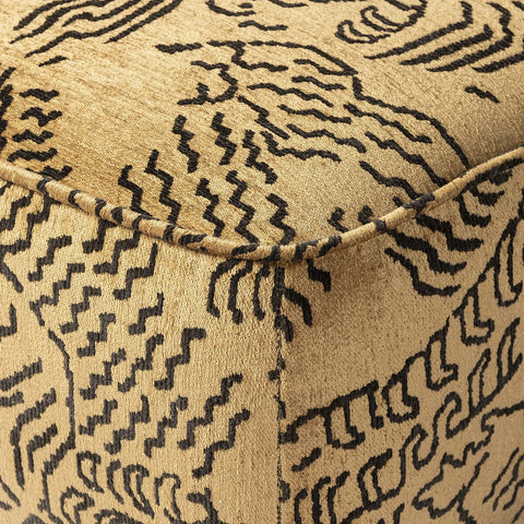 Sinclair Square Ottoman 21" - Balkan Ochre