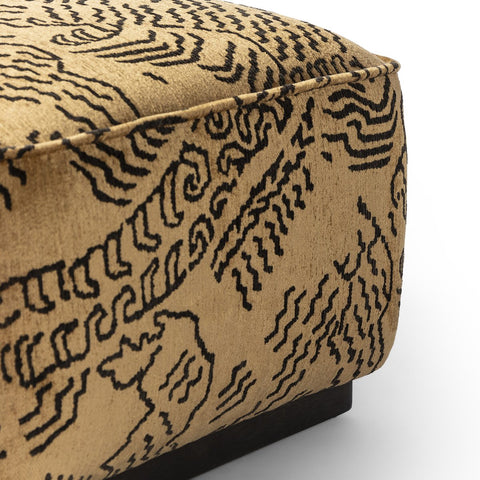 Sinclair Square Ottoman 21" - Balkan Ochre