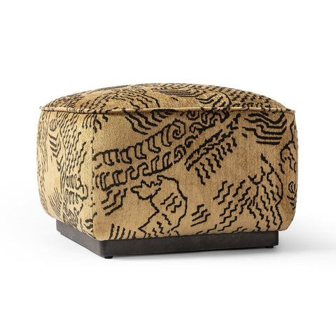 Sinclair Square Ottoman 21" - Balkan Ochre
