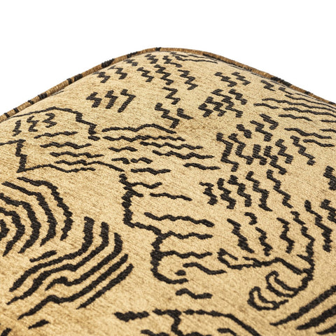 Sinclair Square Ottoman 21" - Balkan Ochre