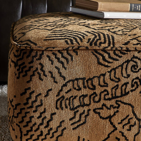 Sinclair Square Ottoman 21" - Balkan Ochre