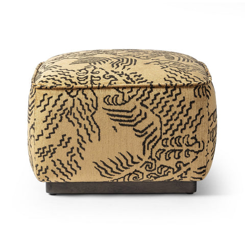 Sinclair Square Ottoman 21" - Balkan Ochre