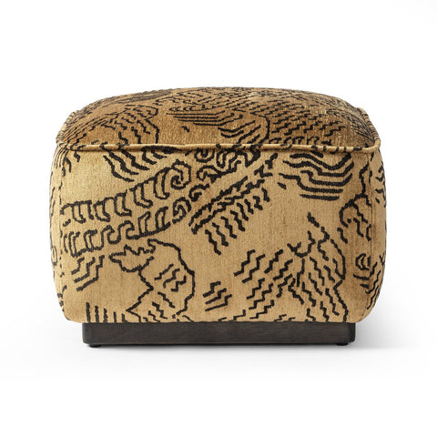Sinclair Square Ottoman 21" - Balkan Ochre