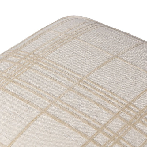 Sinclair Square Ottoman 21" - Sheffield Ivory