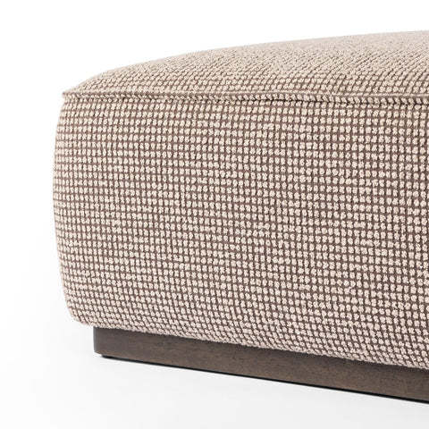 Sinclair Square Ottoman 36" - Barrow Taupe