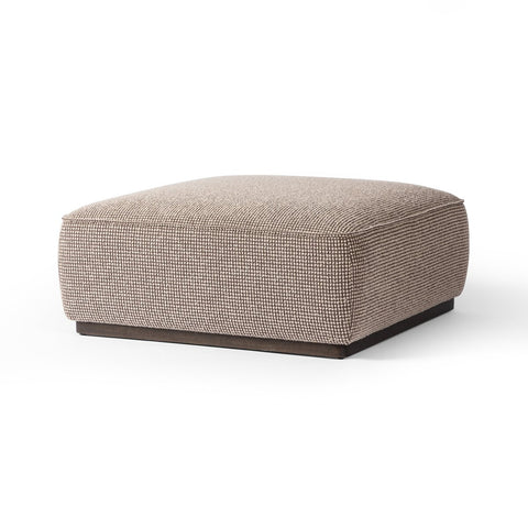 Sinclair Square Ottoman 36" - Barrow Taupe