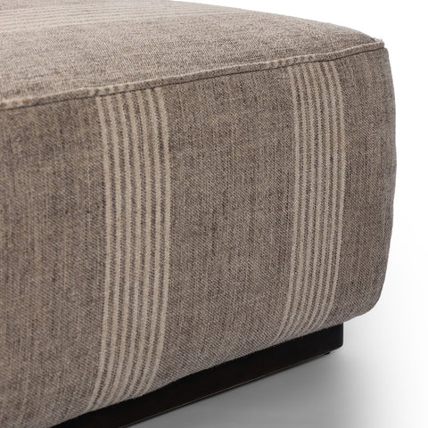 Sinclair Square Ottoman 36" - Manchester Flint