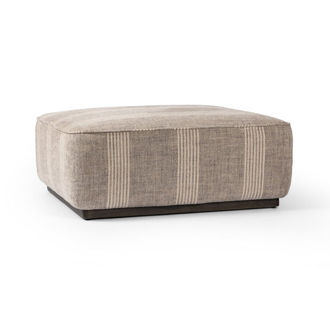 Sinclair Square Ottoman 36" - Manchester Flint