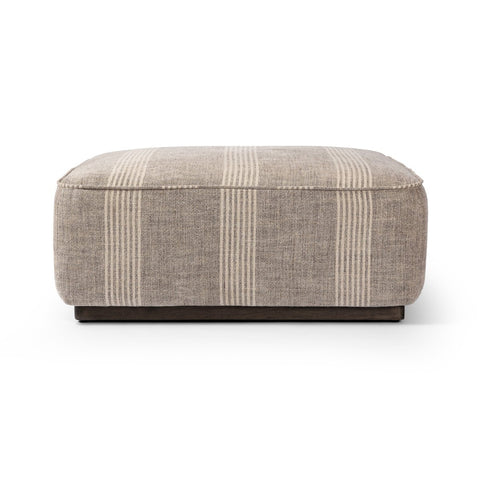 Sinclair Square Ottoman 36" - Manchester Flint