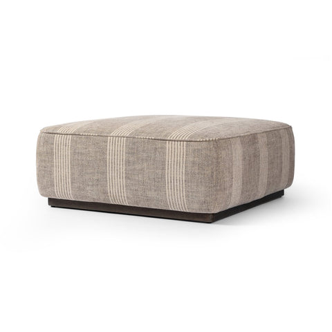 Sinclair Square Ottoman 36" - Manchester Flint
