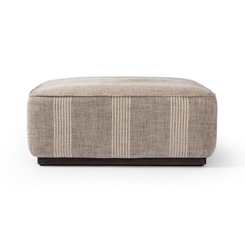 Sinclair Square Ottoman 36" - Manchester Flint