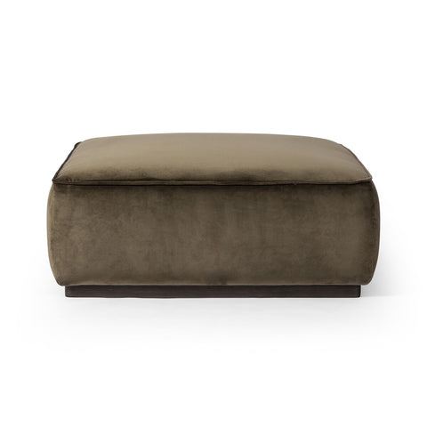 Sinclair Square Ottoman 36" - Surrey Olive
