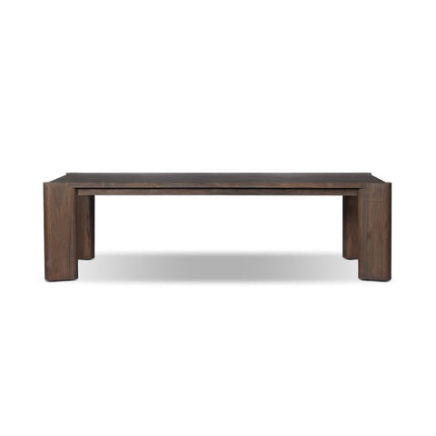 Soho Outdoor Dining Table - Stained Saddle Brow - 106"