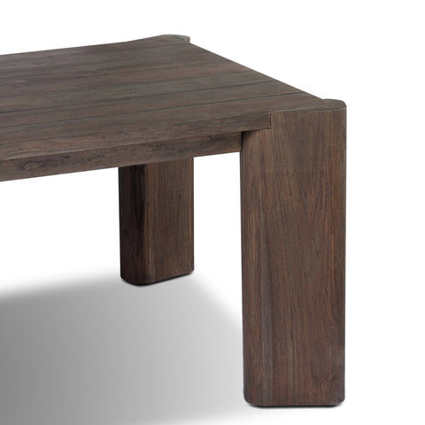 Soho Outdoor Dining Table - Stained Saddle Brow - 106"