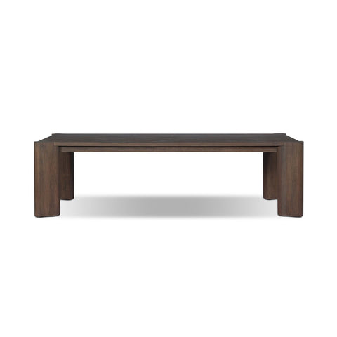 Soho Outdoor Dining Table - Stained Saddle Brow - 106"