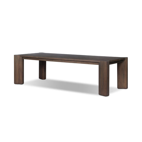 Soho Outdoor Dining Table - Stained Saddle Brow - 106"