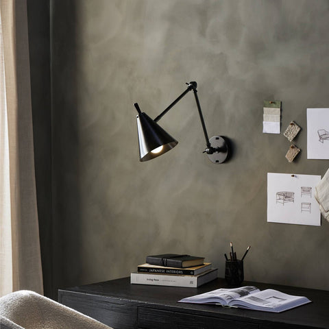 Watkins Sconce - Jet Black