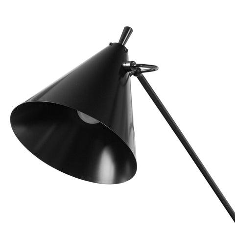 Watkins Floor Lamp - Jet Black