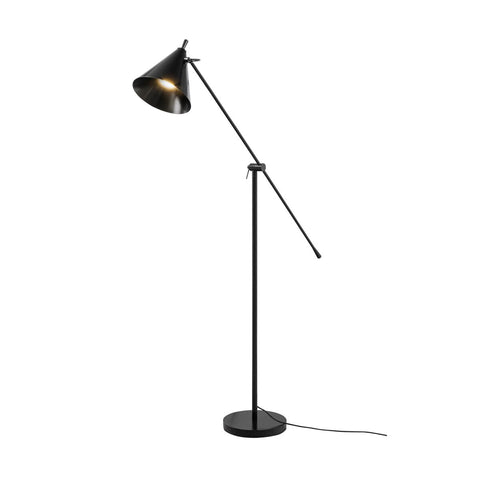 Watkins Floor Lamp - Jet Black
