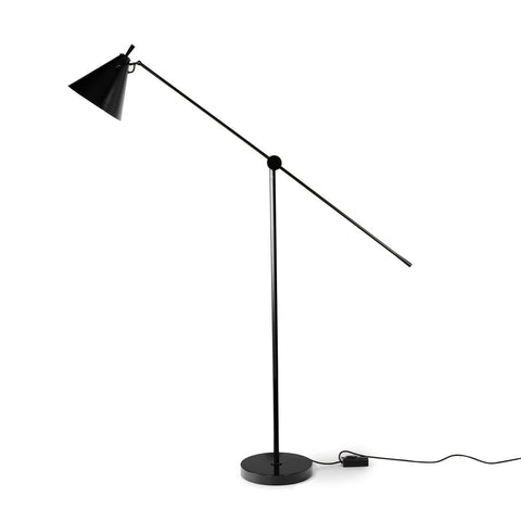 Watkins Floor Lamp - Jet Black