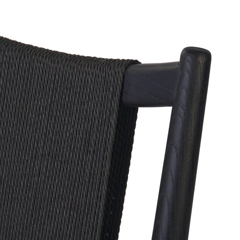Haddon Dining Chair - Black Rush