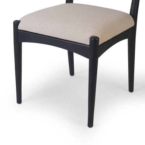 Haddon Dining Chair - Black Rush