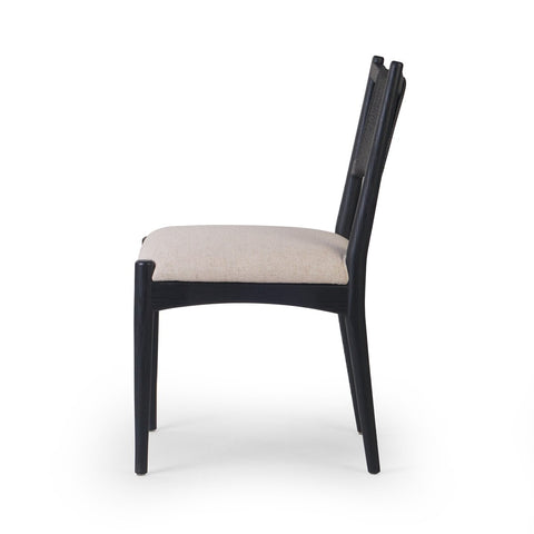 Haddon Dining Chair - Black Rush