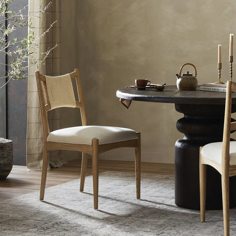 Haddon Dining Chair - Light Natural Rush