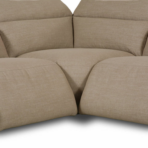 Radley Power Recliner 5Pc Sectional - Crypton Nomad Taupe