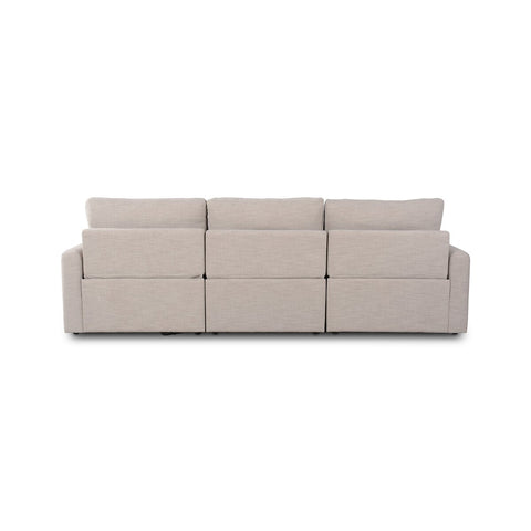 Tillery Power Recliner 3Pc Sectional - Laken Stone