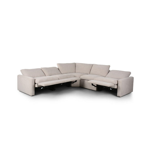 Tillery Power Recliner 5Pc Sectional - Laken Stone